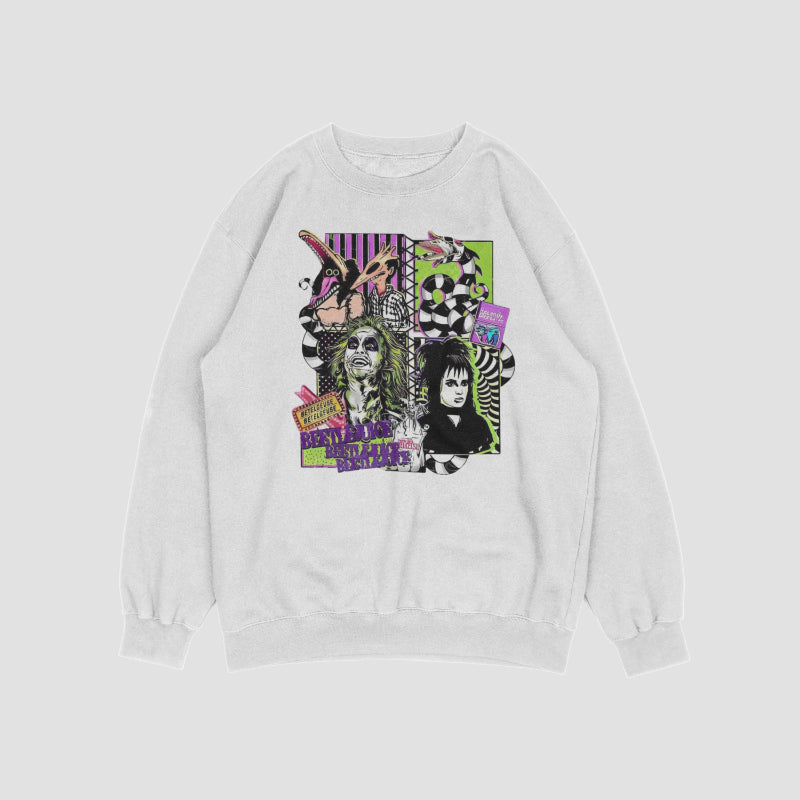 Beetle Juice Crewneck Sweat Shirt