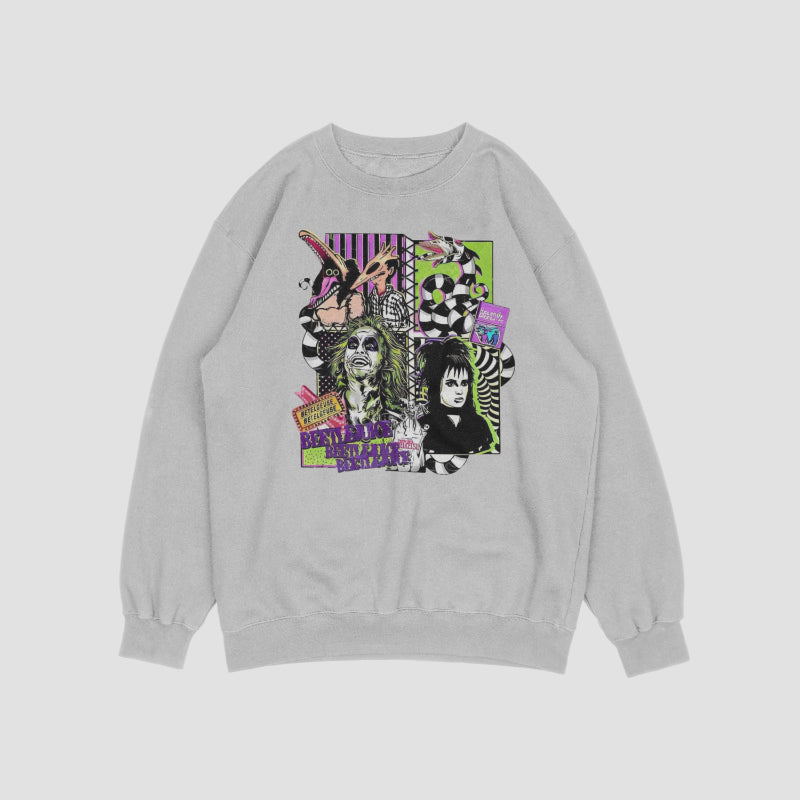 Beetle Juice Crewneck Sweat Shirt